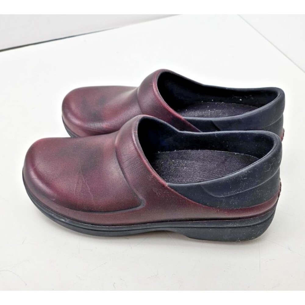 Crocs NERIA Women’s Shoe Size 9 Burgundy Mules Clogs - Picture 4 of 6